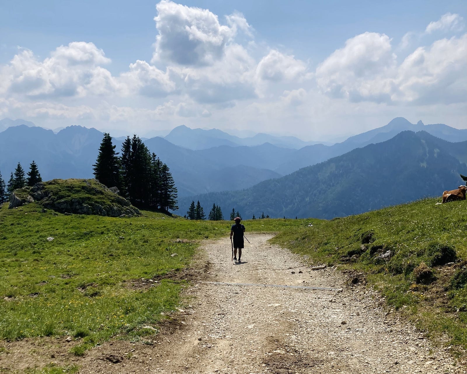 Heading back down towards Spitzingsee
